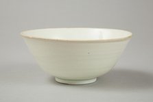 Qingbai glazed deep bowl, Yuan dynasty (1279-1368). Artist: Unknown.