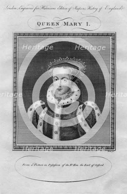 Queen Mary I, 1780s.  Artist: Anon.