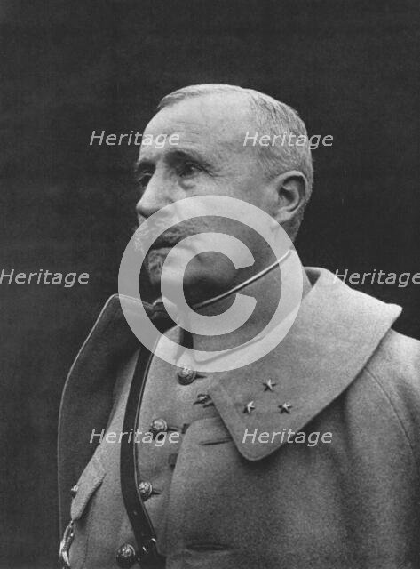 'Le general Nivelle; commandant en chef des Armees du Nord et du Nord-Est', 1916. Creator: Unknown.