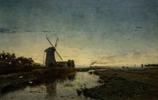 Dawn. View near Amsterdam, 1878. Creator: Gabriël, Paul Joseph Constantin (1828-1903).