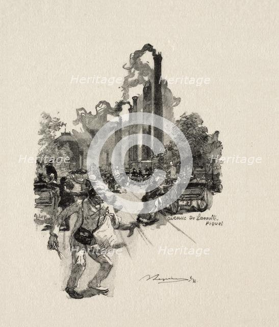 Avenue Lamotte - Piquet. Creator: Auguste Louis Lepère (French, 1849-1918).