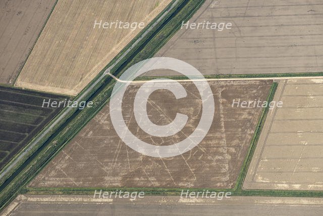 A Romano British settlement, Pinchbeck South Fen, Lincolnshire, 2023. Creator: Robyn Andrews.