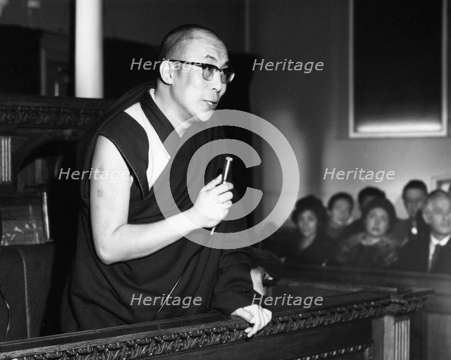 Dalai Lama, the 14th Dalai Lama of Tibet, 1973. Artist: Unknown