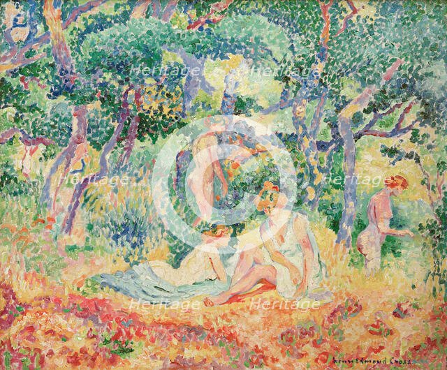 Le Bois ou Nu sous bois, 1906-1907. Creator: Cross, Henri Edmond (1856-1910).