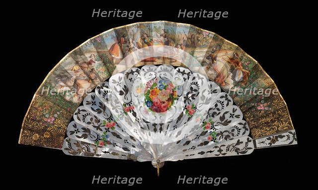 Fan, 1855-65. Creator: Unknown.