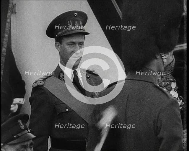 Leopold, His Royal Highness the Duke of Brabant, Prince of Belgium, 1930s. Creator: British Pathe Ltd.