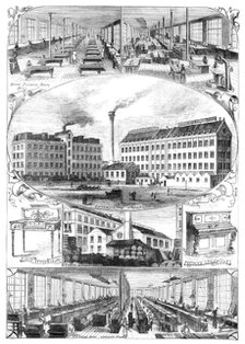 View of John Brinsmead and Sons' Pianoforte Works, London, N.W., 1883. Creator: Unknown.