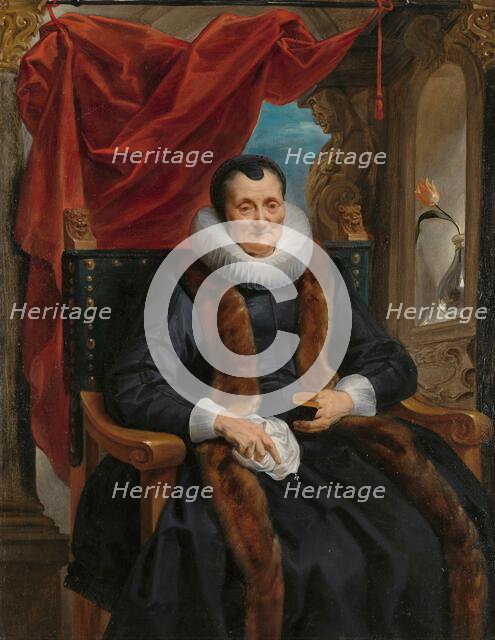 Portrait of Magdalena de Cuyper, c.1635-c.1636. Creator: Jacob Jordaens.