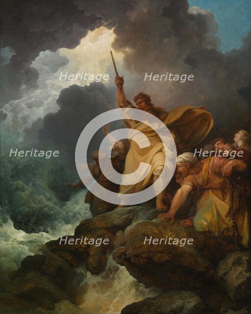 The Destruction of Pharaoh's Army, 1792. Creator: Philip James de Loutherbourg.