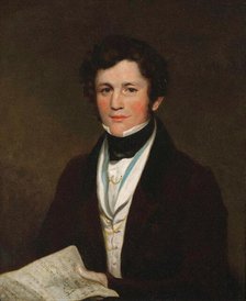 Portrait of the composer Sir Henry Rowley Bishop (1786-1855). Creator: Hayter, Sir George (1792-1871).