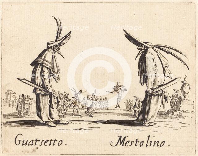 Guatsetto and Mestolino, c. 1622. Creator: Jacques Callot.