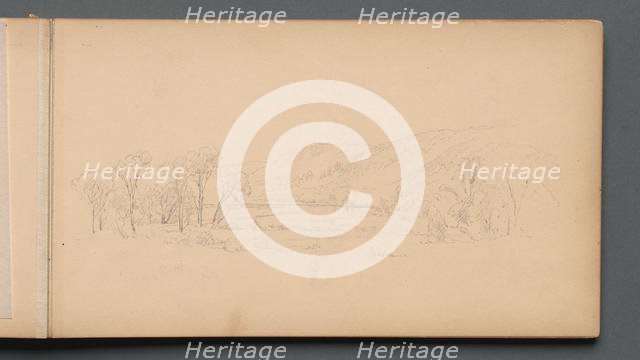 Sketchbook, page 06: "Gorham" (Maine), 1859. Creator: Sanford Robinson Gifford (American, 1823-1880).