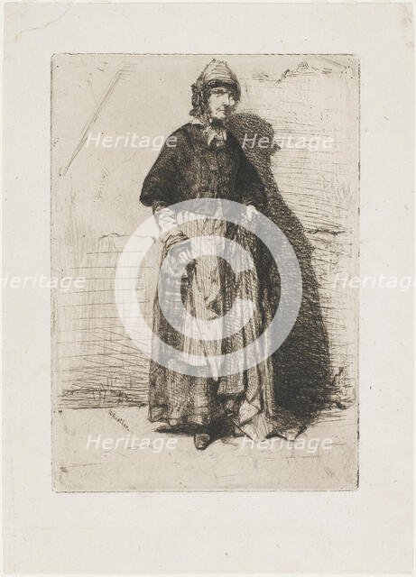 La Mère Gérard, 1858. Creator: James Abbott McNeill Whistler.