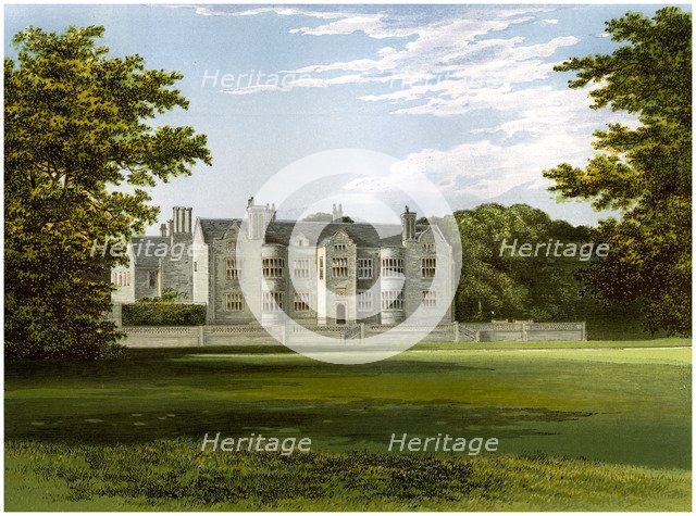 Glynde Place, Sussex, home of Viscount Hampden, c1880. Artist: Unknown