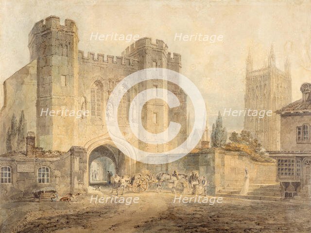 King Edgar's Gate, Worcester, about 1794. Creator: JMW Turner.