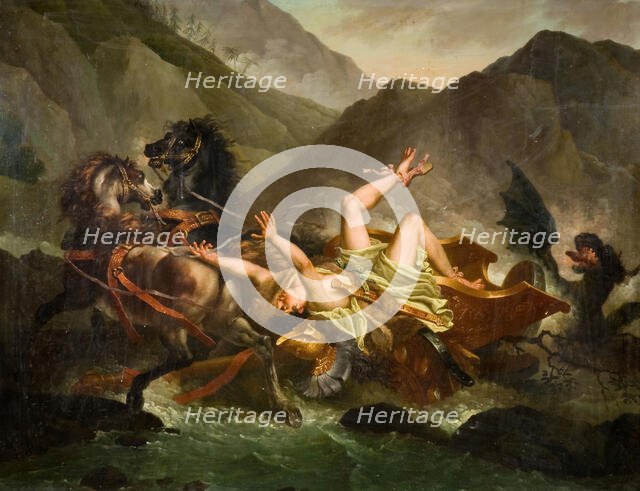 The Death Of Hippolytus, 1780-1820. Creator: Unknown.