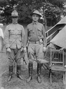 Colonel J.R. Howlett, Major G.G. Hollander, 1917. Creator: Bain News Service.