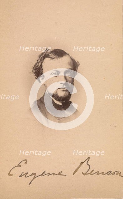 Eugene Benson, 1860s. Creator: Maurice Stadtfeld.