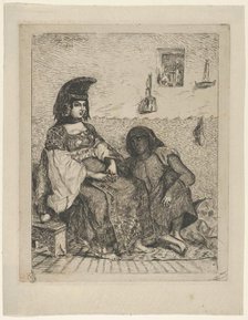 A Jewish Bride in Tangier, 1833., 1833. Creator: Eugene Delacroix.