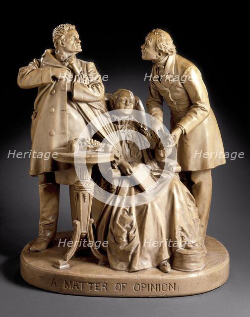 A Matter of Opinion, 1884. Creator: John Rogers.