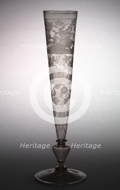 Flute Glass, early 1600s. Creator: Unknown.