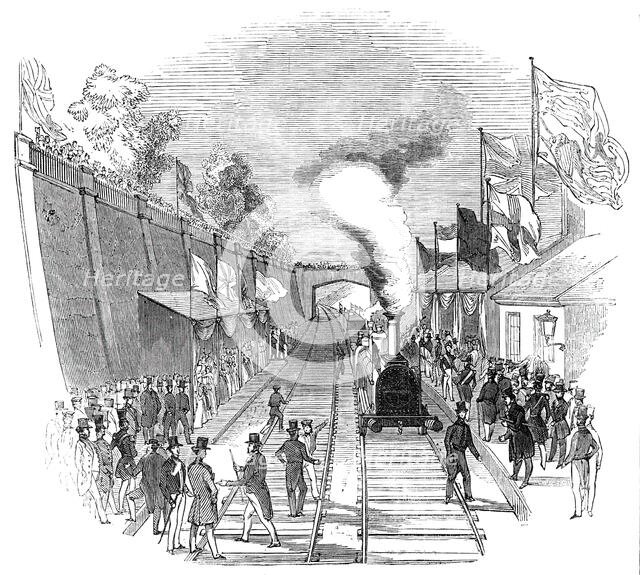 Her Majesty's return - Weedon Station, 1844. Creator: Unknown.