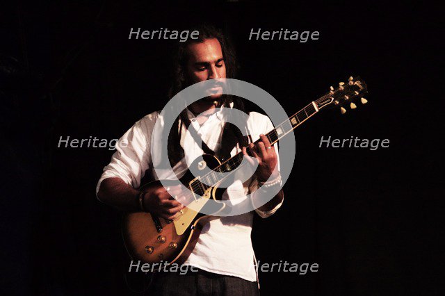 Araf Najak, Love Supreme Jazz Festival, Glynde Place, East Sussex, 2014.   Artist: Brian O'Connor.