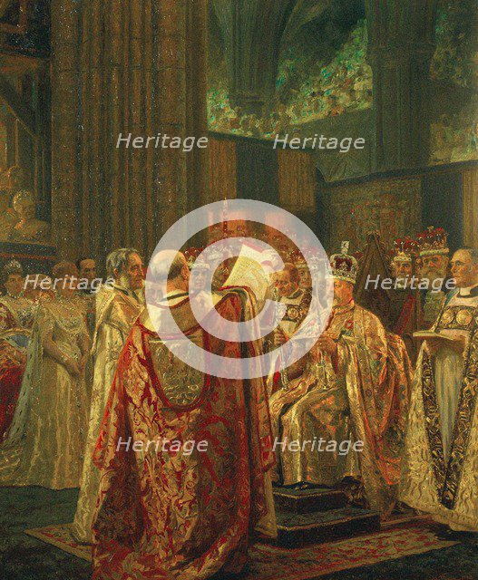 The Coronation of King Edward VII (1841-1910).