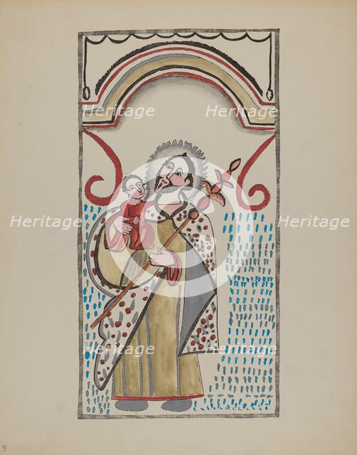 Retablo, 1935/1942. Creator: Unknown.