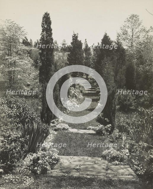 Mrs. Robert Bacon's estate Old Westbury, Long Island, between 1909 and 1927. Creator: Frances Benjamin Johnston.