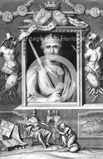 William the Conqueror.Artist: George Vertue