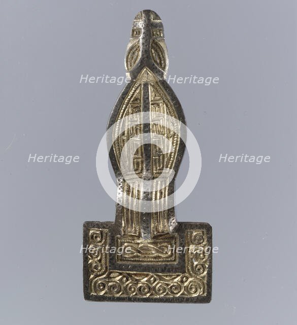 Square-Headed Bow Brooch, Frankish, second half 6th century. Creator: Unknown.