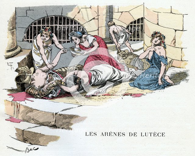'The Arenas of Lutetia', c1870-1950.Artist: Ferdinand Sigismund Bac