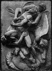 "Deliver us from Evil", from the "Lyra Germanica", 1860. Creator: T. Bolton.
