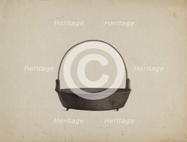 Onion Kettle, c. 1937. Creator: Harry Jennings.