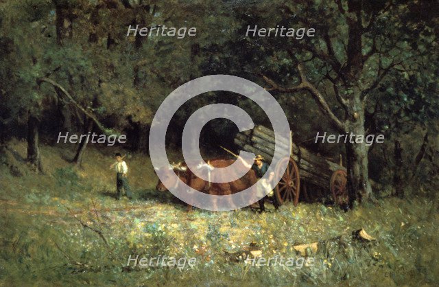 'Driving Home the Cows', 1881.  Artist: Edward Mitchell Bannister