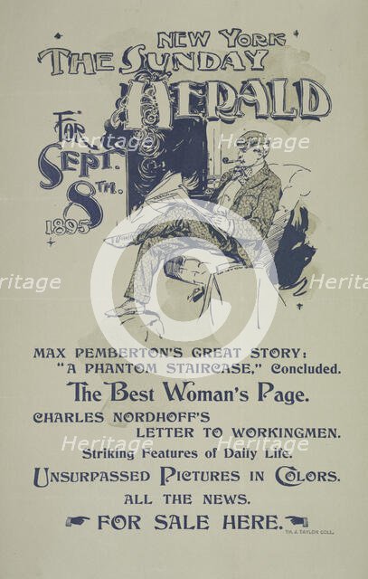 The New York Sunday herald for Sept. 8th. 1895, c1893 - 1897. Creator: Unknown.