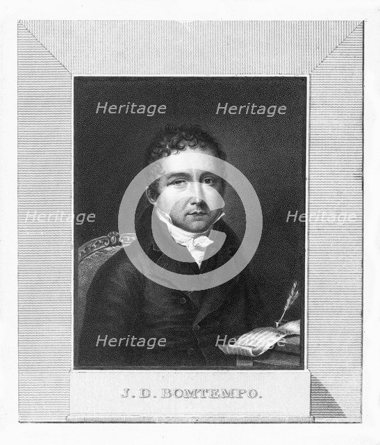 Portrait of the composer João Domingos Bomtempo (1775-1842).