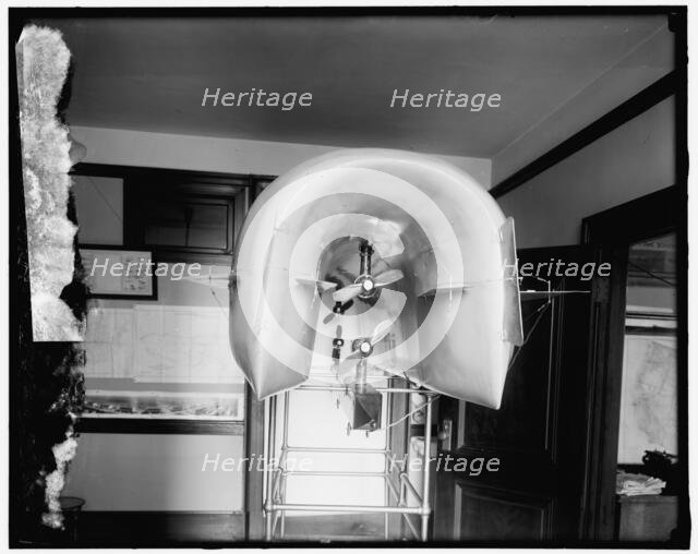 Model airplane, between 1910 and 1920. Creator: Harris & Ewing.