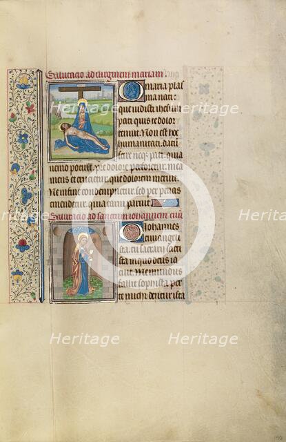 The Pietà: Saint John the Evangelist; Arenberg Hours, early 1460s. Creator: Workshop of Willem Vrelant.