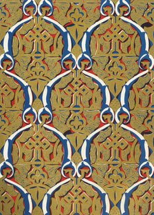 'Ornaments in panels, Court of the Mosque', 1907.  Creator: Unknown.