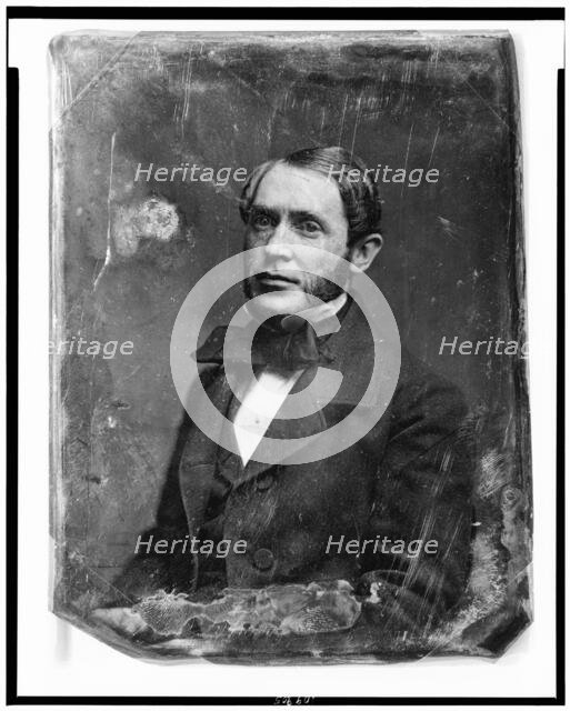 John Wheeler, half-length portrait, three-quarters to left, between 1844 and 1860. Creator: Mathew Brady.