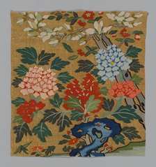 Fragment (From a Chair Panel (K’assu), China, Qing dynasty (1644-1911), 1654/1772. Creator: Unknown.