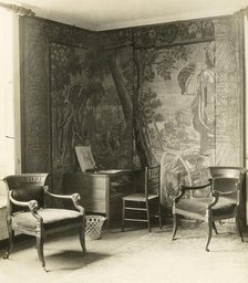 Kelmscott Manor: In the Tapestry Room, 1896. Creator: Frederick Henry Evans.