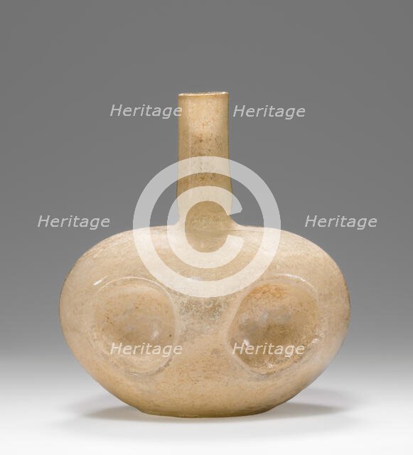 Flask with Indentations, 3rd century A.D. Creator: Unknown.