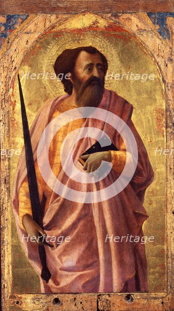 Saint Paul. From the Altarpiece for the Santa Maria del Carmine in Pisa, 1426.