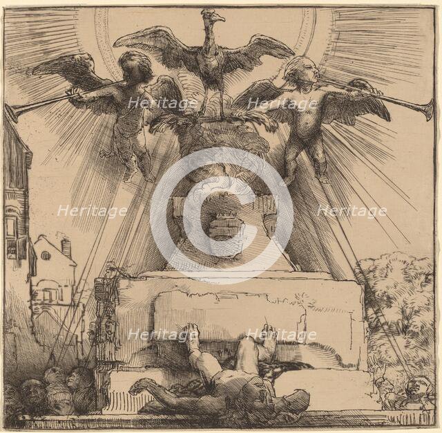The Phoenix or the Statue Overthrown, 1658. Creator: Rembrandt Harmensz van Rijn.