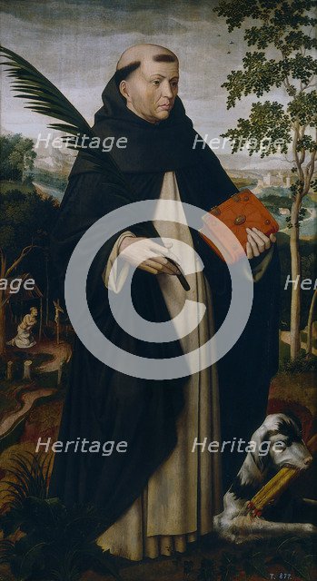 Saint Dominic. Artist: Benson, Ambrosius (1495-1550)