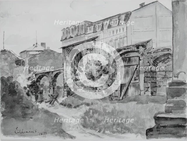 Houses, 1877-1878. Creator: Louis Michel Eilshemius.