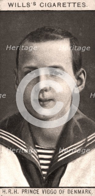 H.R.H Prince Viggo of Denmark, 1908.Artist: WD & HO Wills